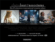 Tablet Screenshot of clairebest.net
